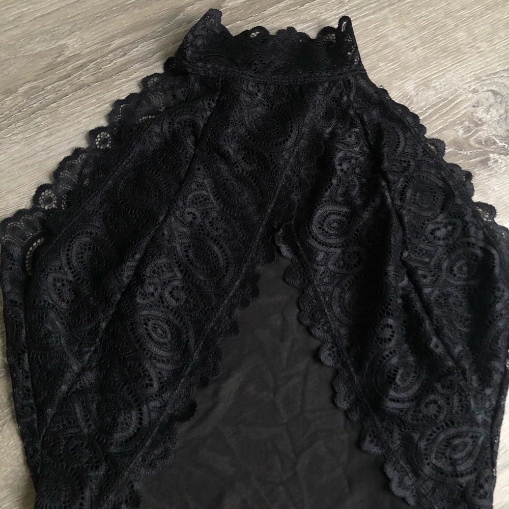 Black Lace Bodysuit